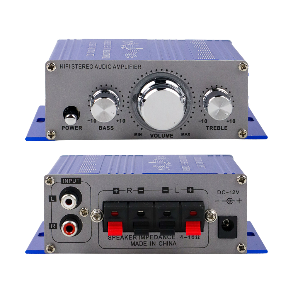 TaffSTUDIO LEPY HiFi Stereo Amplifier Speaker Audio 2 Channel 20W - HY-2001