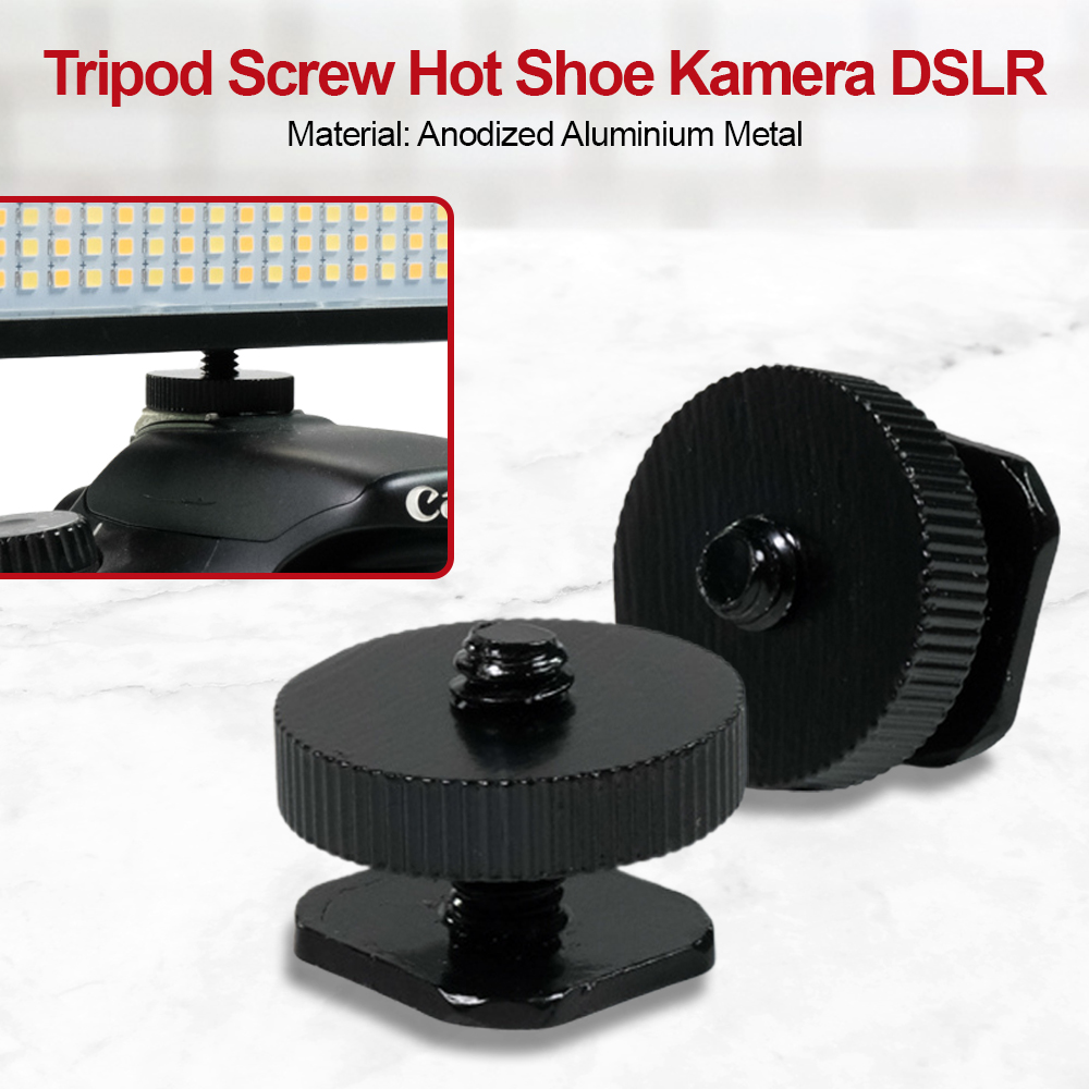 Tripod Screw Hot Shoe Kamera DSLR - HS14