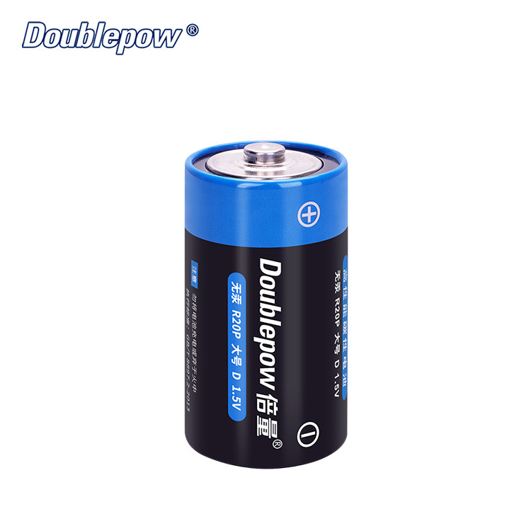 Doublepow Baterai Tipe D 1.5V Zinc Carbon Battery 1 PCS - R20P
