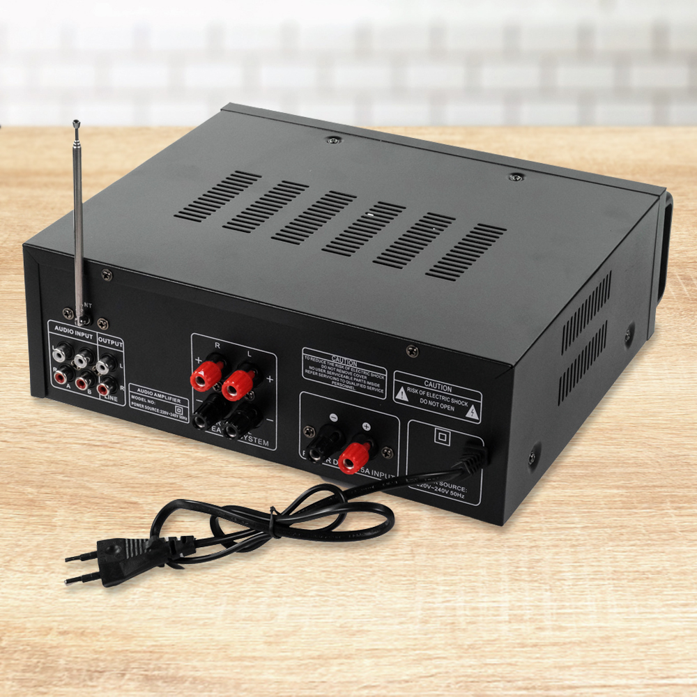 Sunbuck Bluetooth EQ Amplifier Karaoke Mixer Audio FM - AV-MP326BT