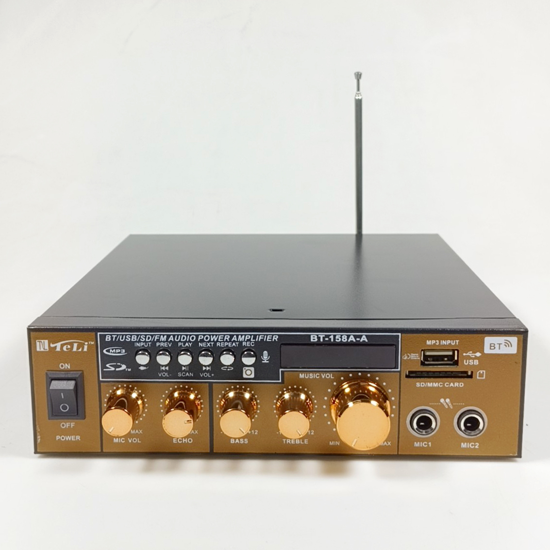 TELI Audio Amplifier Bluetooth Record Loop Playback 12V/220V - BT-158A-A