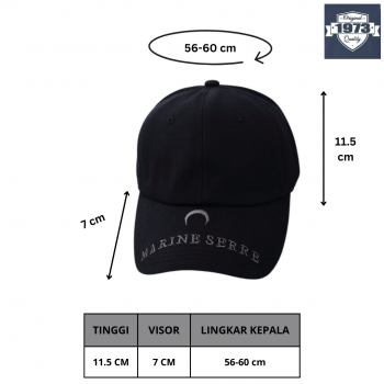 Jual Baseball cap MARINE SERRE Topi Baseball Topi Pria Topi