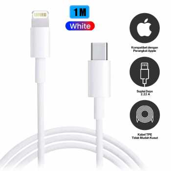 Jual Kabel Charger Lightning Fast Charging USB Type C to
