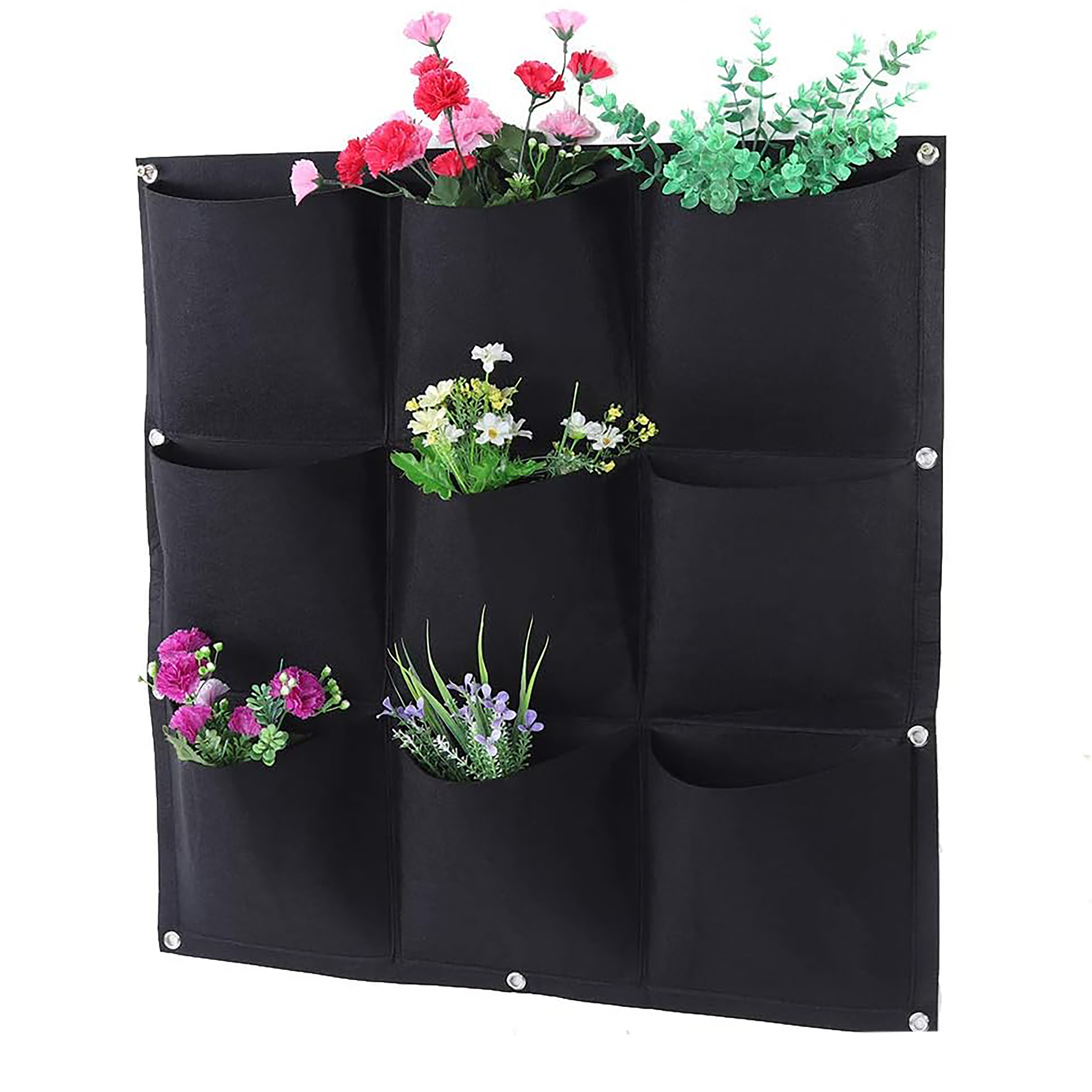 Pot Gantung Bunga Hias Tanaman Dekorasi Dinding Vertical Garden - HY001-GR-5