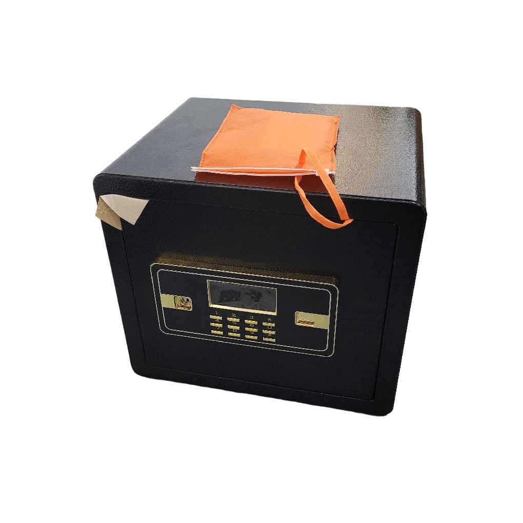 INTHHEEL Kotak Brankas Hotel Mini Home Safe Box Anti-Theft 35x25x25cm - B1D72