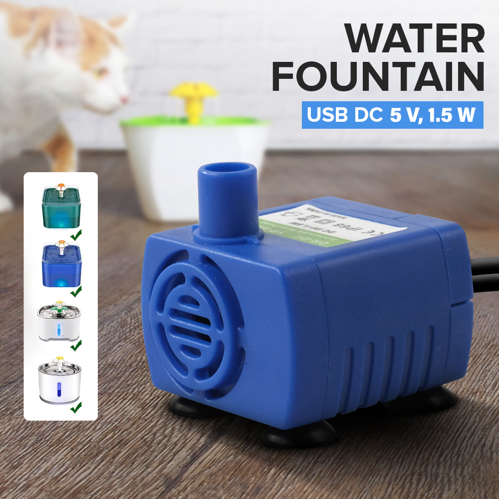 VOFORD Pompa Air Water Fountain Ultra Quiet Pump USB DC 5V 1.5W - YP-8202
