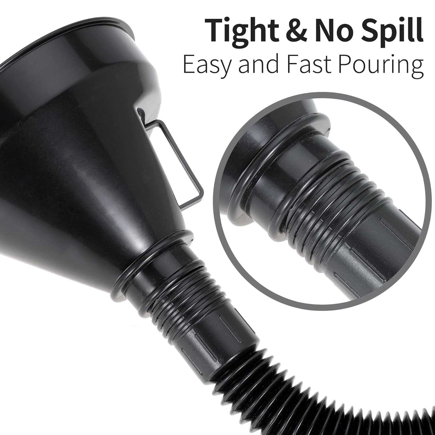 OTOHEROES Corong Oli Bensin Minyak Motor Mobil Wide Flexible Funnel - FL38 - Gambar 4