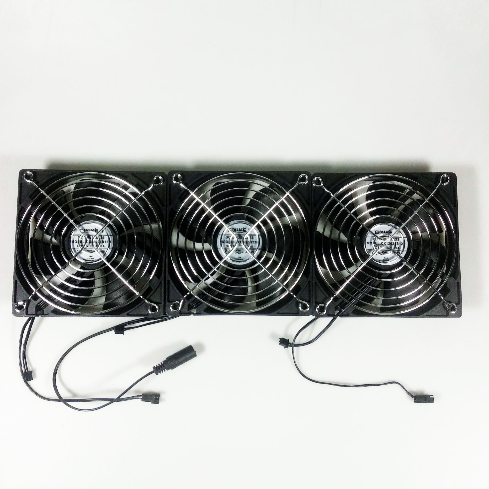 CIXIKEJI Cooling Fan Chassis Cabinet 2700RPM 100-240V EU with Knob - CV12025B12H