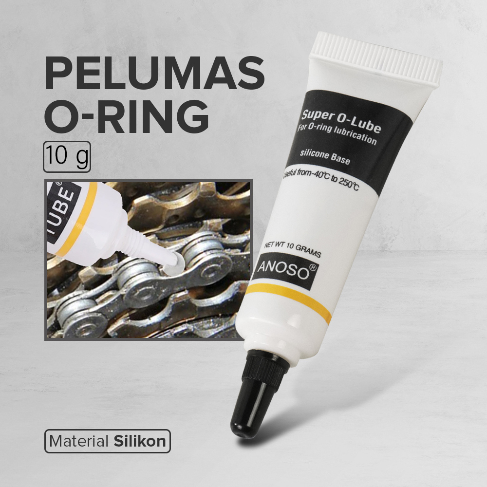 ANOSO Pelumas O-Ring Super Lube Grade Silicon Grease Lubricant 10g - S-6502