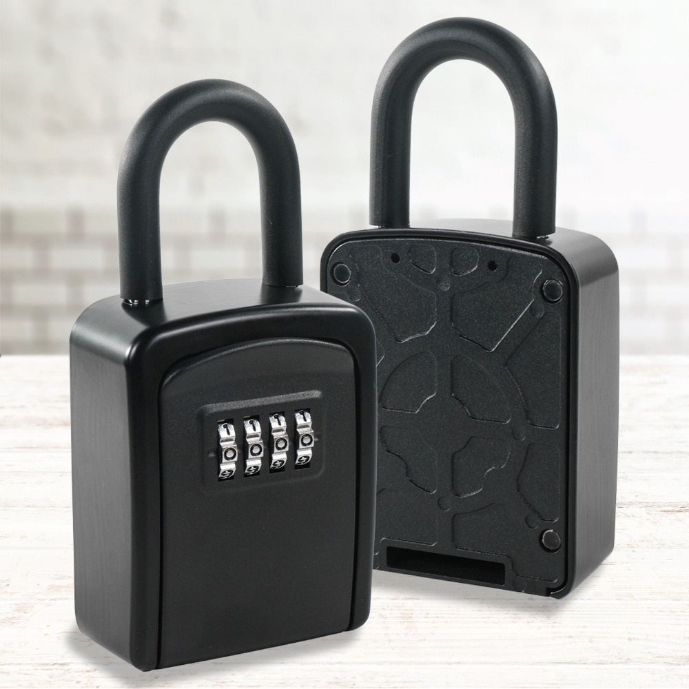 MOOL Kotak Brankas Safety Lock Box Metal 4 Digit Password Tipe Gembok - G10