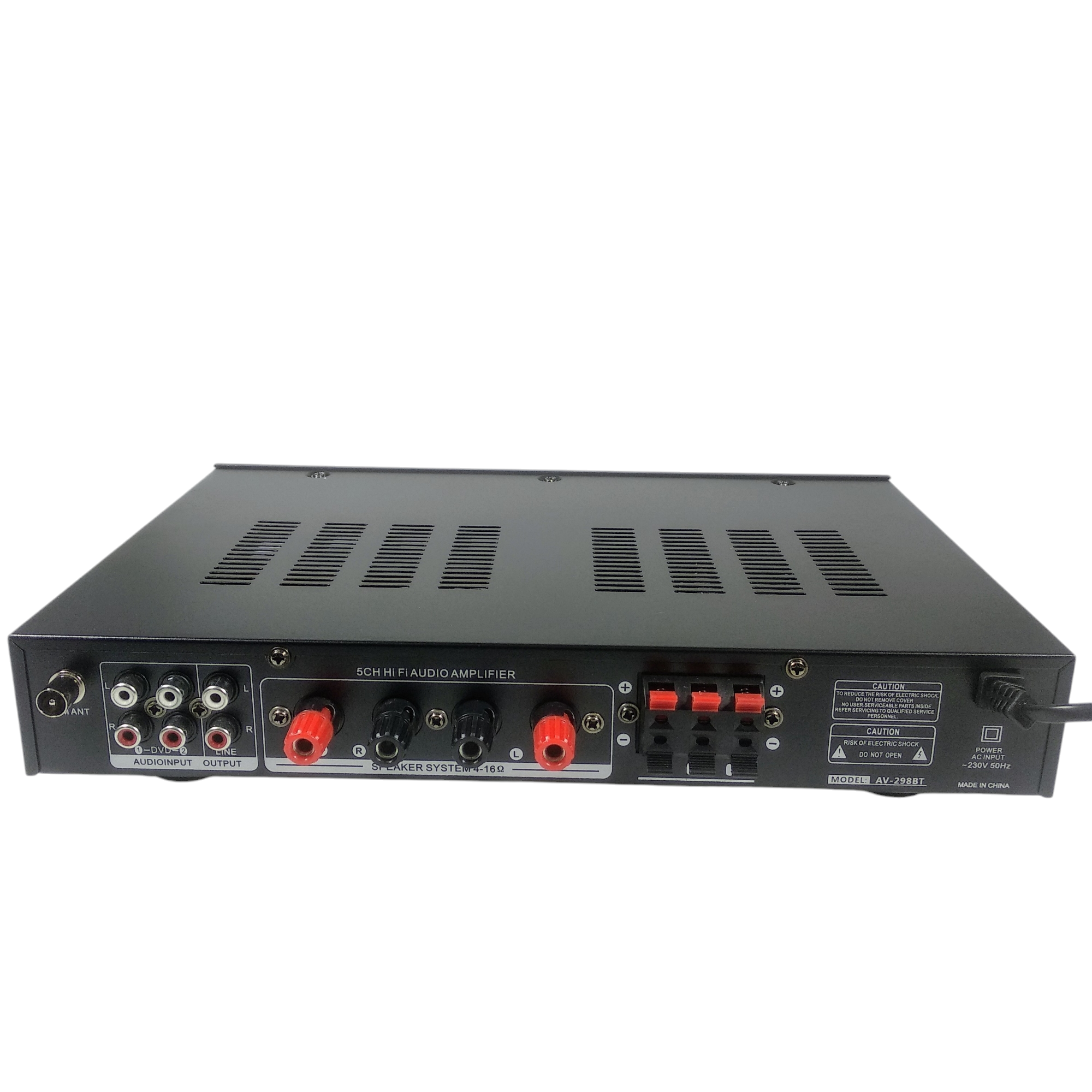 Sunbuck Audio Bluetooth 5.0 Amplifier 5 CH Remote 2000W - AV-298BT