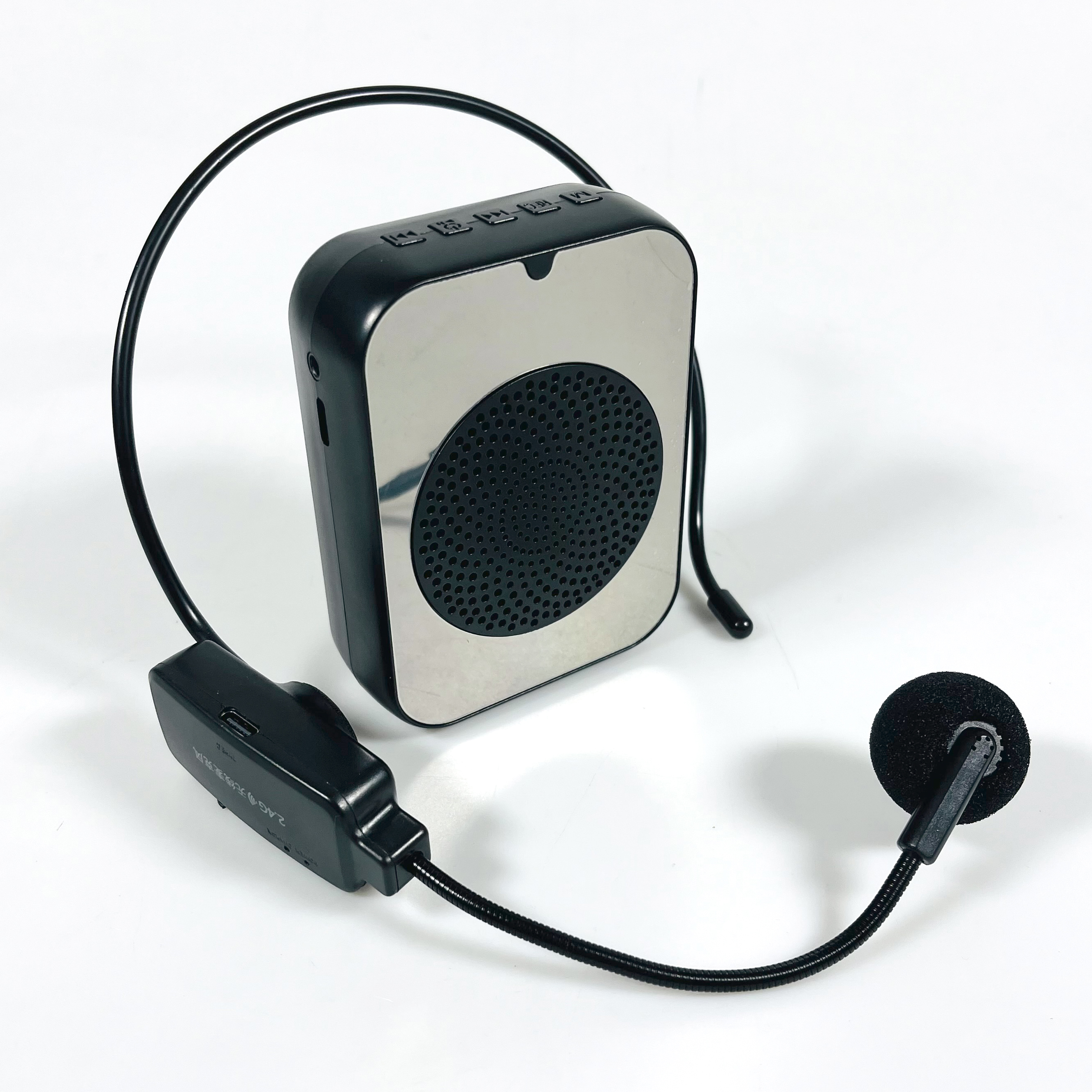 SOAIY Speaker Pinggang Microphone Bluetooth LED Amplifier Wireless - H6