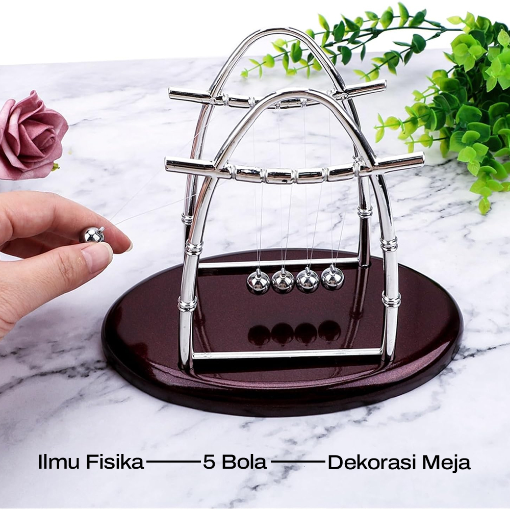 Pajangan Meja Balance Ball Pendulum Newton Model Arched - ZY02
