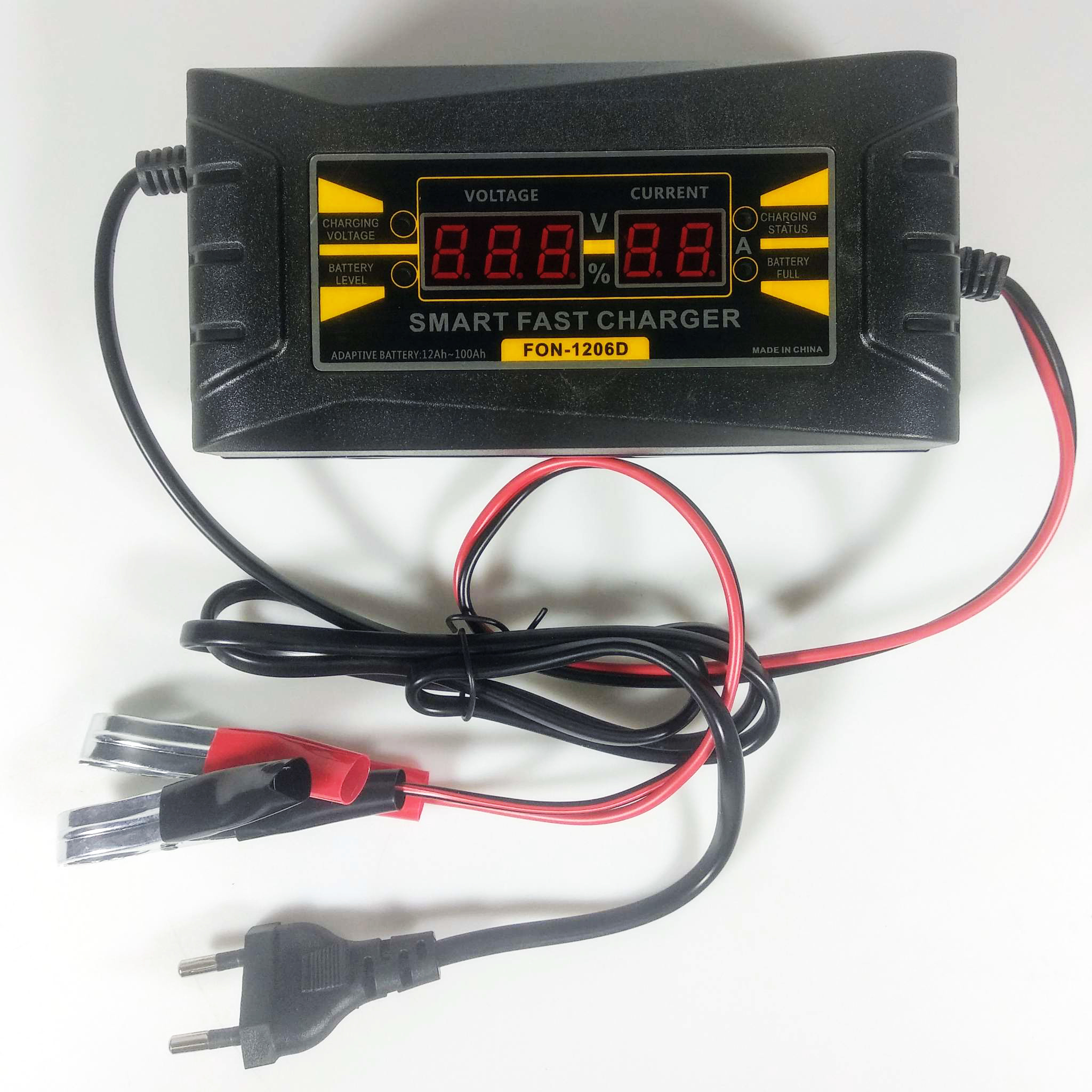 SUNCHONGLIC Charger Aki Mobil Motor Intelligent Battery Charger 12V 6A - FON-1206D
