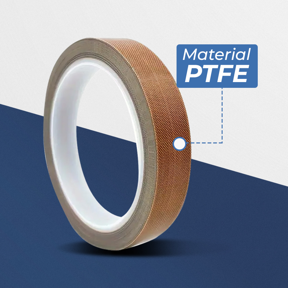 TaffPACK Tape Lakban PTFE Heat High Temperature Adhesive 10M - TF10M