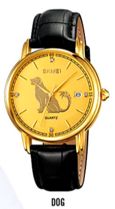 SKMEI Jam Tangan Quartz Analog Shio Chinese Zodiac Waterproof 30M - 2327