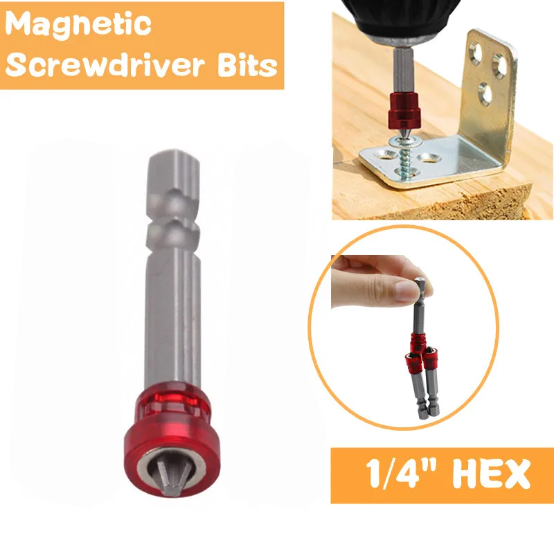 Mayitr Kepala Obeng Magnetic Screwdrivers Hex Shank 1 PCS - BI383