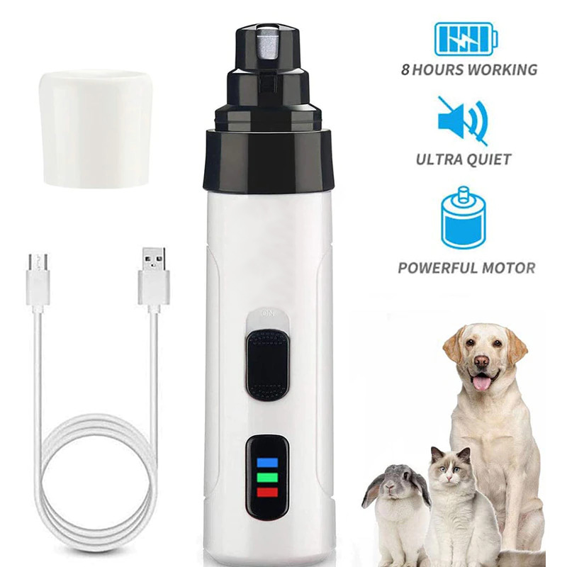 BAORUN Gunting Kuku Anjing Elektrik Charging Pet Nail Grinder Polish - M1