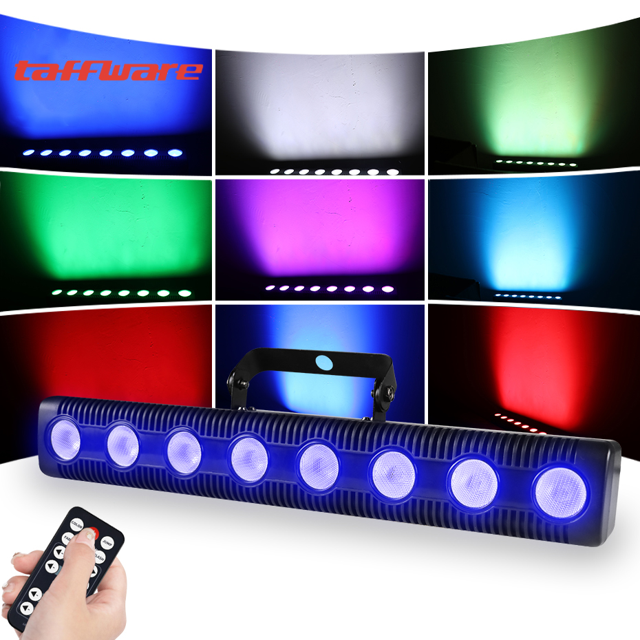 Taffware Lampu Sorot LED Panggung Party RGB DMX-512 45W with Remote - WALL-8LED