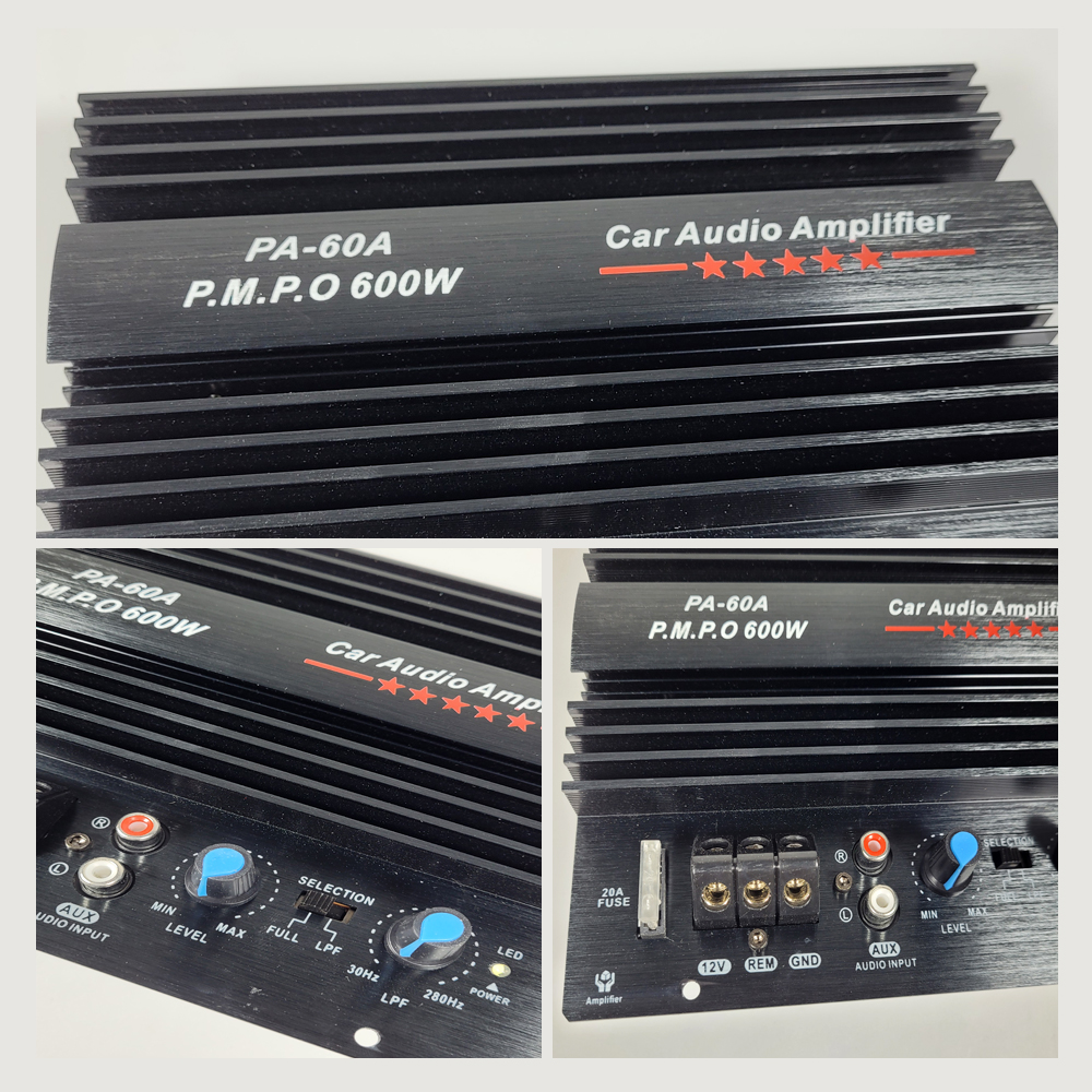 Ancomfu Mono Car Audio Amplifier Board Subwoofer Bass Module 600W - PA-60A