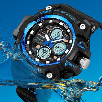 Jual SKMEI Jam Tangan Pria Digital Sport Watch EL Light Alarm