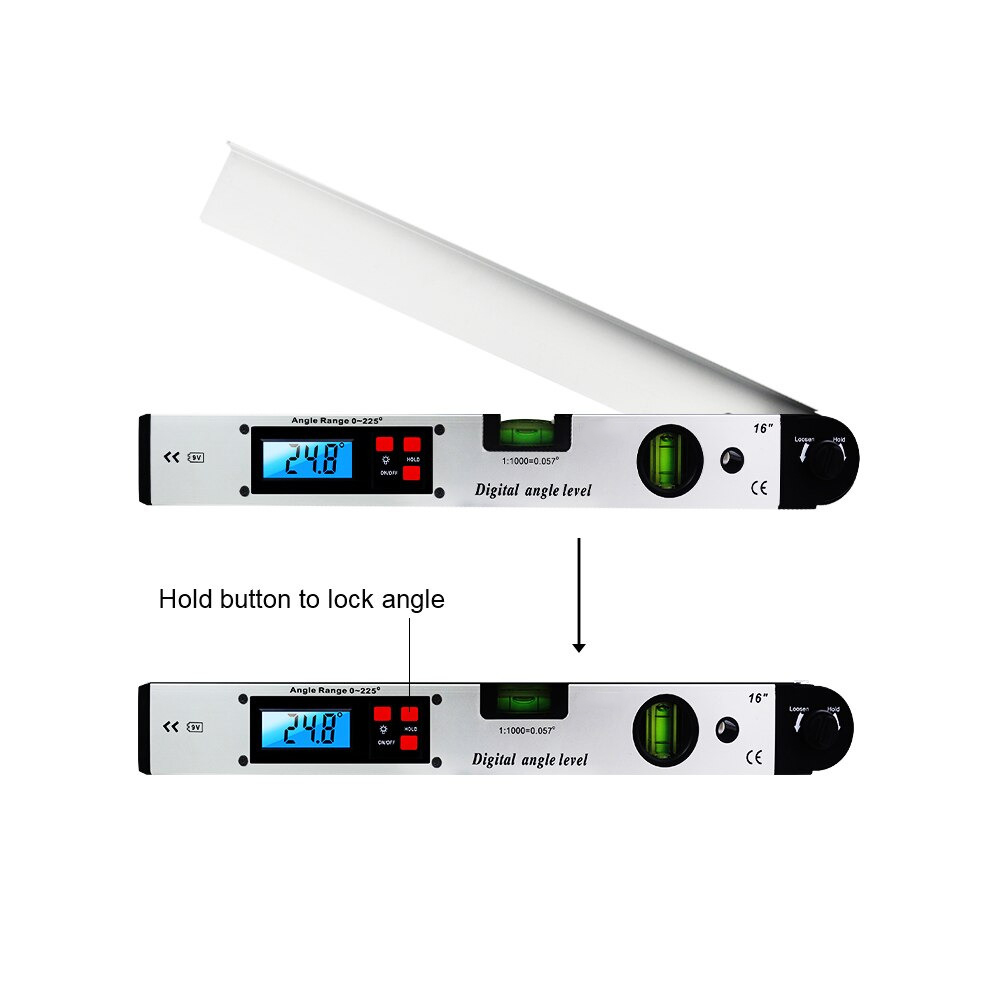 KETOTEK Inclinometer Goniometer Level Angle 225 Degree - KET-200