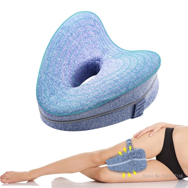 WANGYIRUO Bantal Orthopedic Kaki Memory Foam Pillow Heart Shaped - WY77