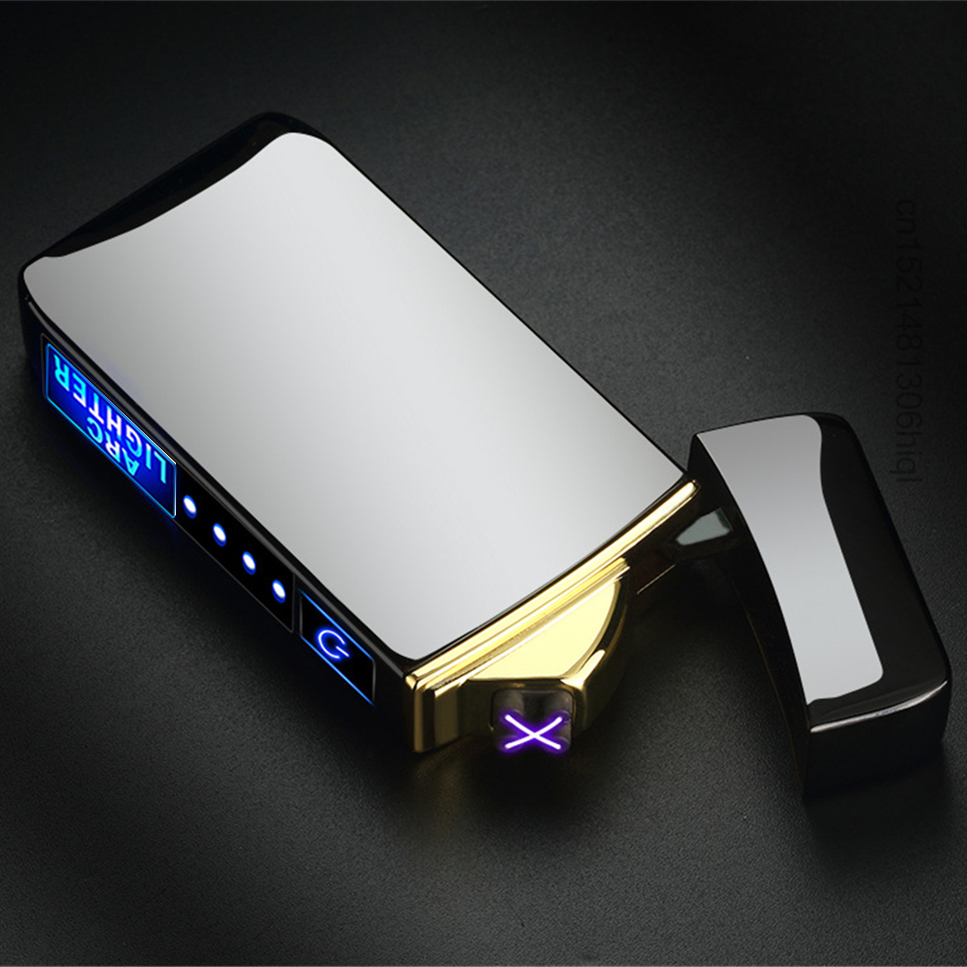 LAFAGIET Korek Api Elektrik Arc Cigar Lighter Rechargeable Windproof - A6