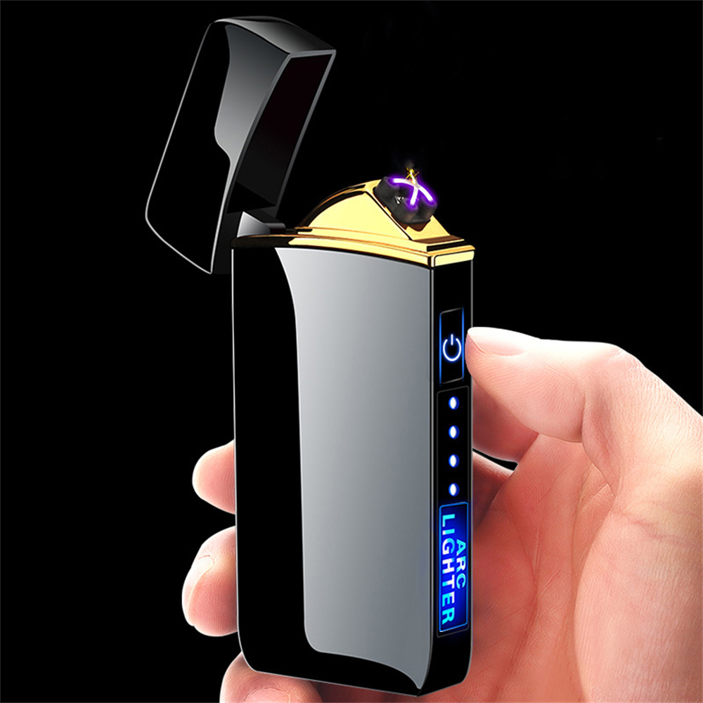 LAFAGIET Korek Api Elektrik Arc Cigar Lighter Rechargeable Windproof - A6