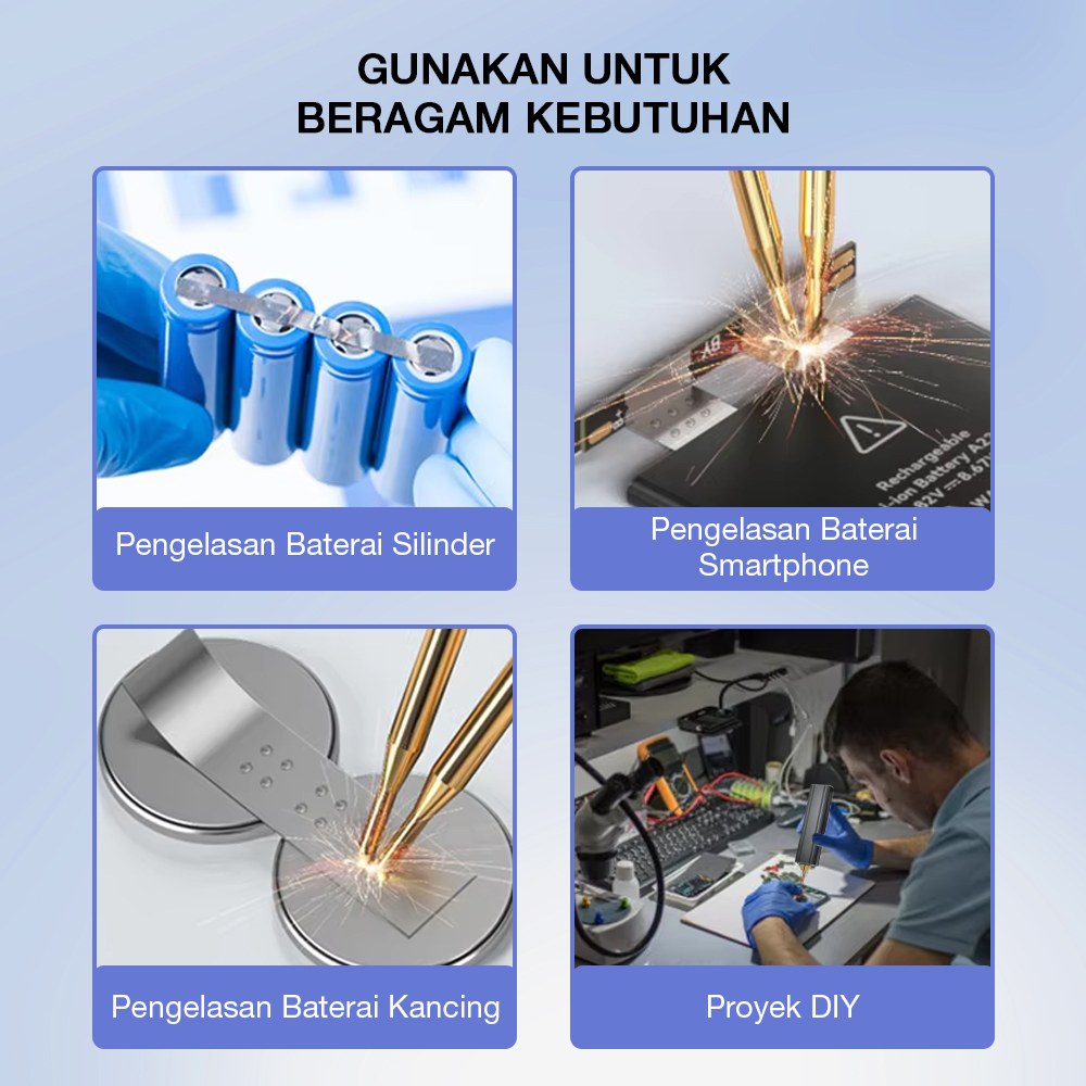 Punkis Mesin Las Genggam Portable Spot Welding Machine 5 Gear 5000mAh - Z682