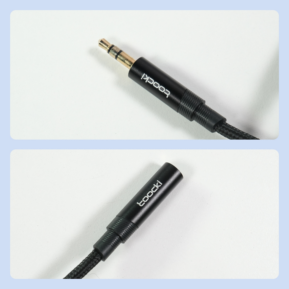 Toocki Kabel Audio Jack 3.5mm Male to Female Universal HiFi Noise Free - TYPX2-MY