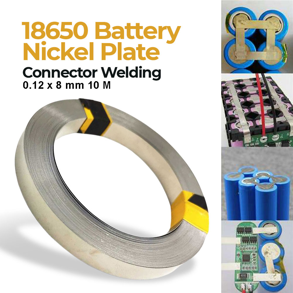 ZIYANG DIY 18650 Battery Nickel Plate Connector Welding 0.12x8mm 10M - V9