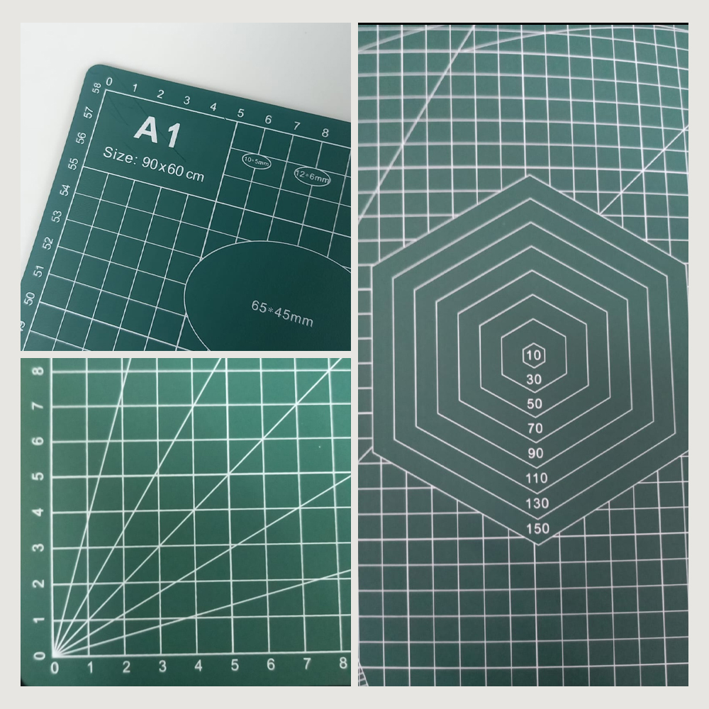 QJH Working Pad Cutting Mat Alas Potong Papan Kerja A1 90x60cm - QJ4