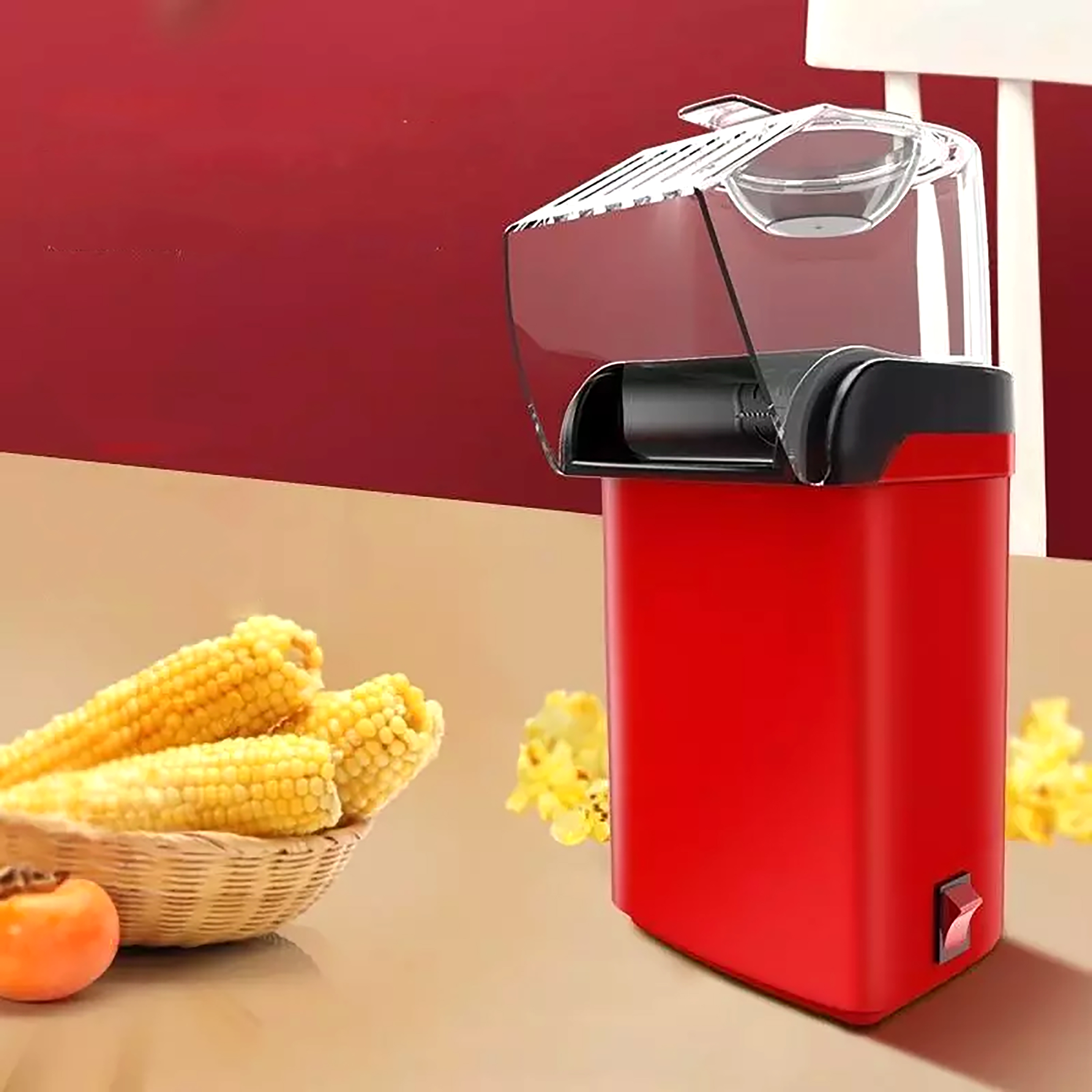 DMWD Mesin Electric Popcorn Maker Hot Air Corn Machine 60g - B001