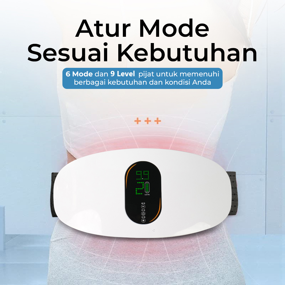 Nan Ji Ren Sabuk Pelangsing Perut EMS Hot Vibration USB 6 Mode - NRJ-719