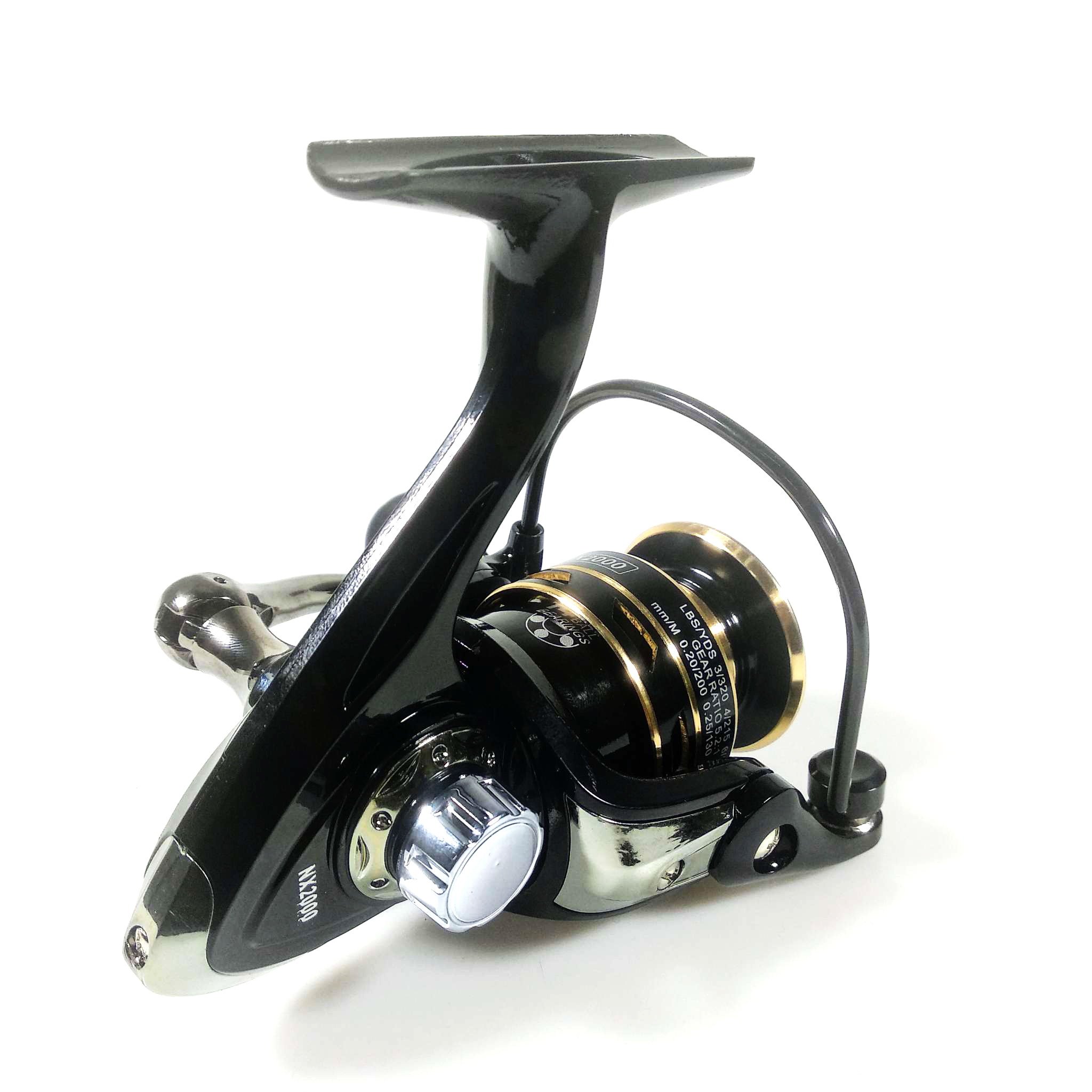 TaffSPORT Metal Reel Pancing Spinning Fishing Reel 5.2:1 - NX2000