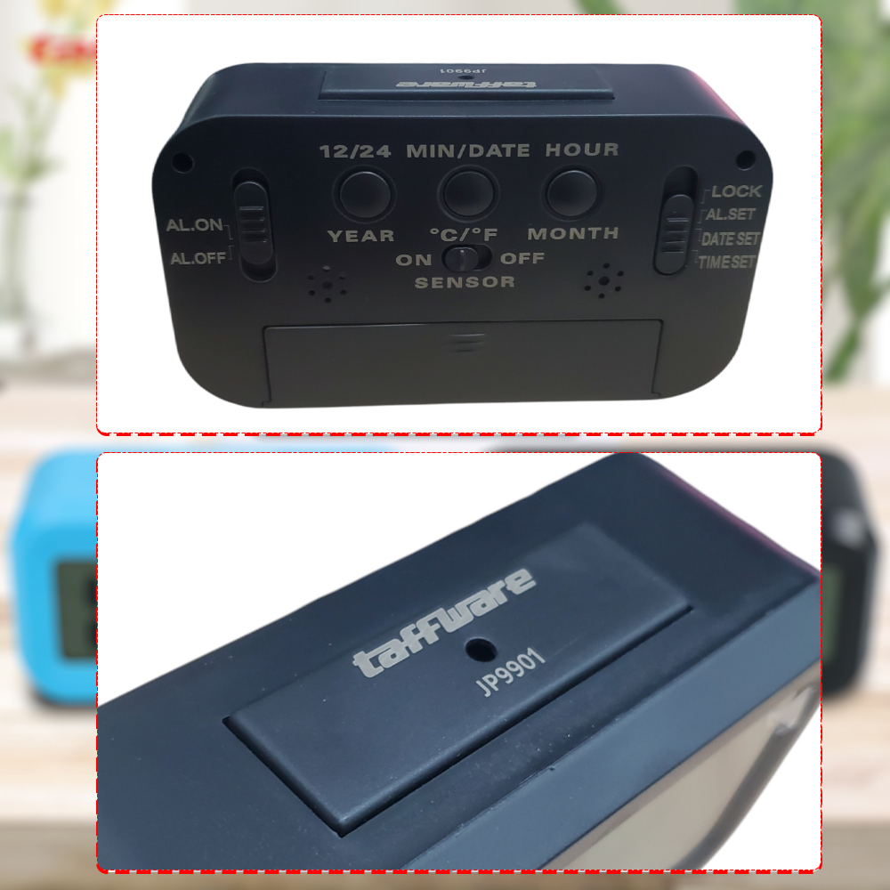 Taffware Fanju Jam LCD Digital Clock with Alarm - JP9901