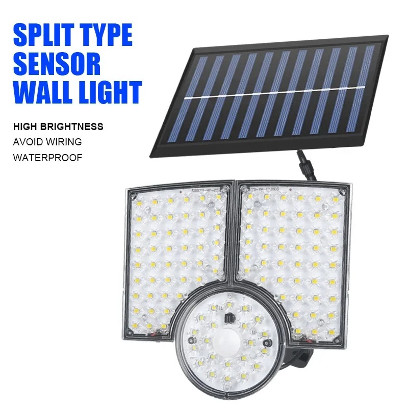 MYNTH Lampu Solar Outdoor LED Wall Light Motion Sensor 22W with Remote - MX-112