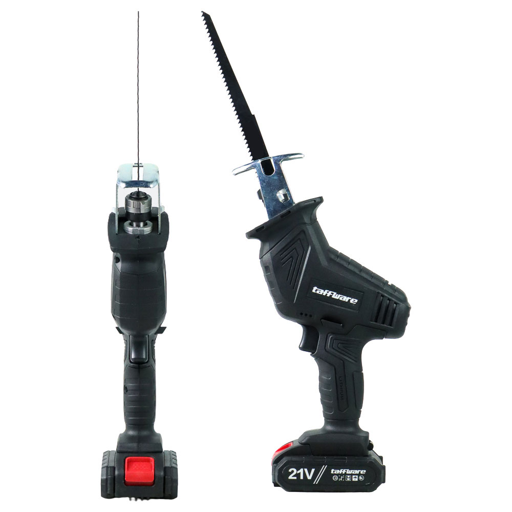 Taffware Gergaji Listrik Mini Cordless Saw 3000RPM 21V 799W - YJ08-4