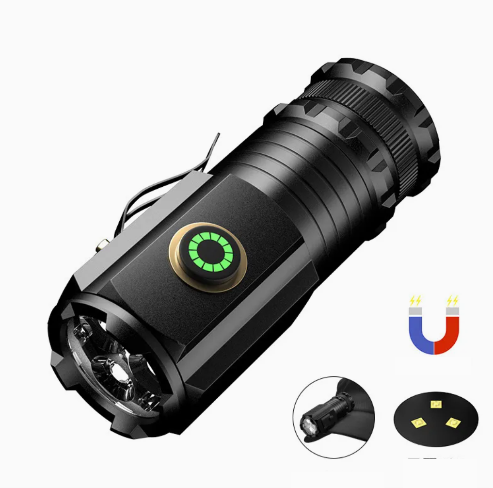 IBEN Senter LED Waterproof USB Rechargeable 2000 Lumens - P35