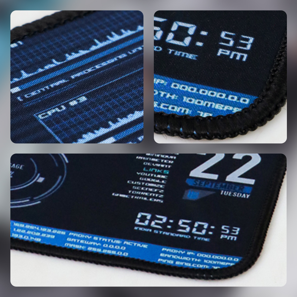 Cooltoday Mouse Pad Gaming Desk Mat Non Slip 800x300x2mm - LN001
