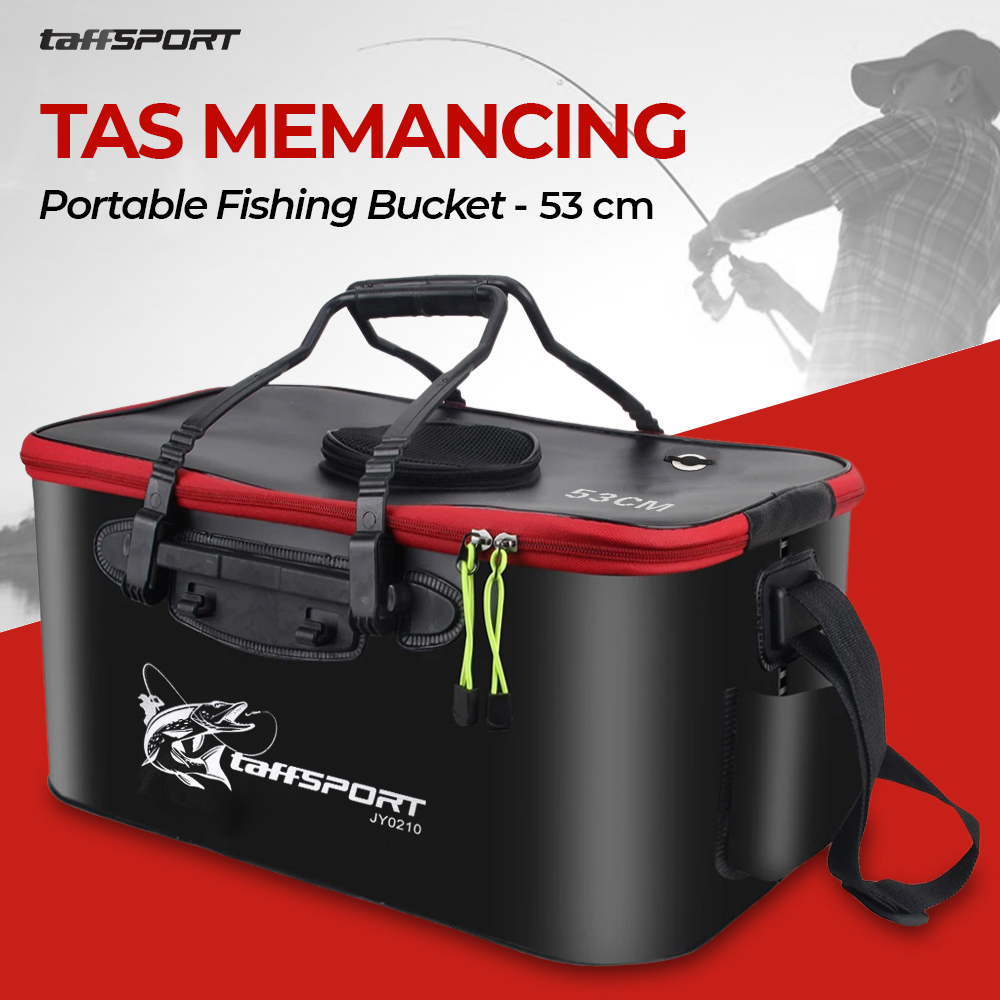 TaffSPORT Tas Perlengkapan Memancing Portable Fishing Bucket 53cm - JY0210