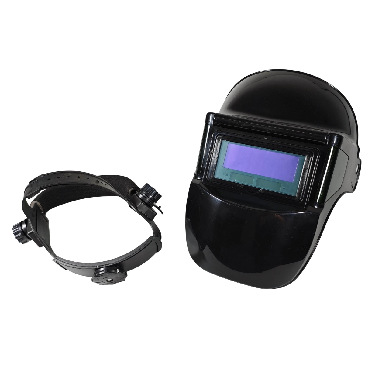 MERISHOP Helm Las Automatic Dimming Protective Welding with Headlamp - 100