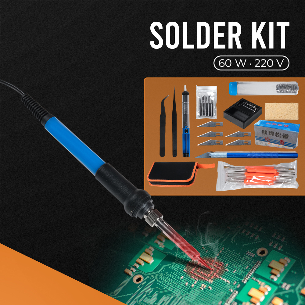 GEYOTAR Set Peralatan Solder Kit 60W 220V - SIK-003