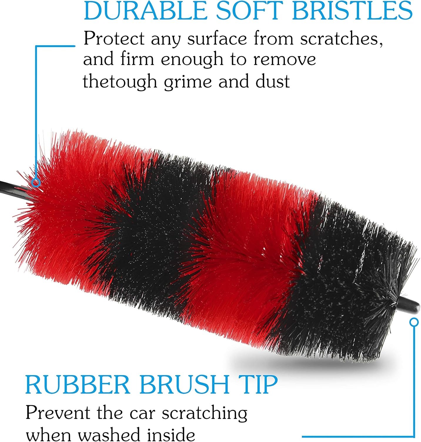 IDEATE Sikat Pembersih Velg Ban Mobil Portable Car Wheel Brush - YQ014