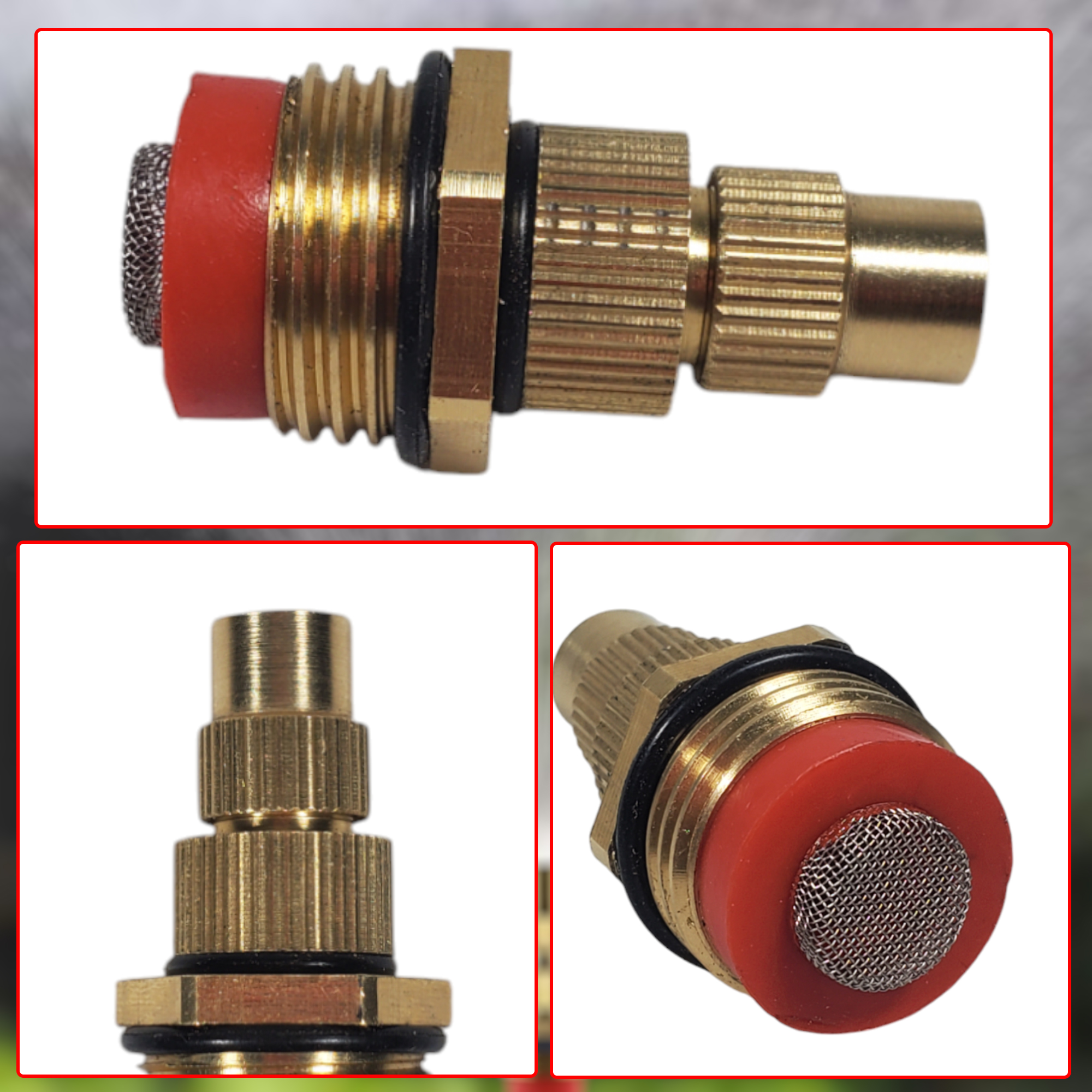 WUJIE Nozzle Spray Penyiram Taman Mobil Water Nozzle 46mm with Filter - WU20