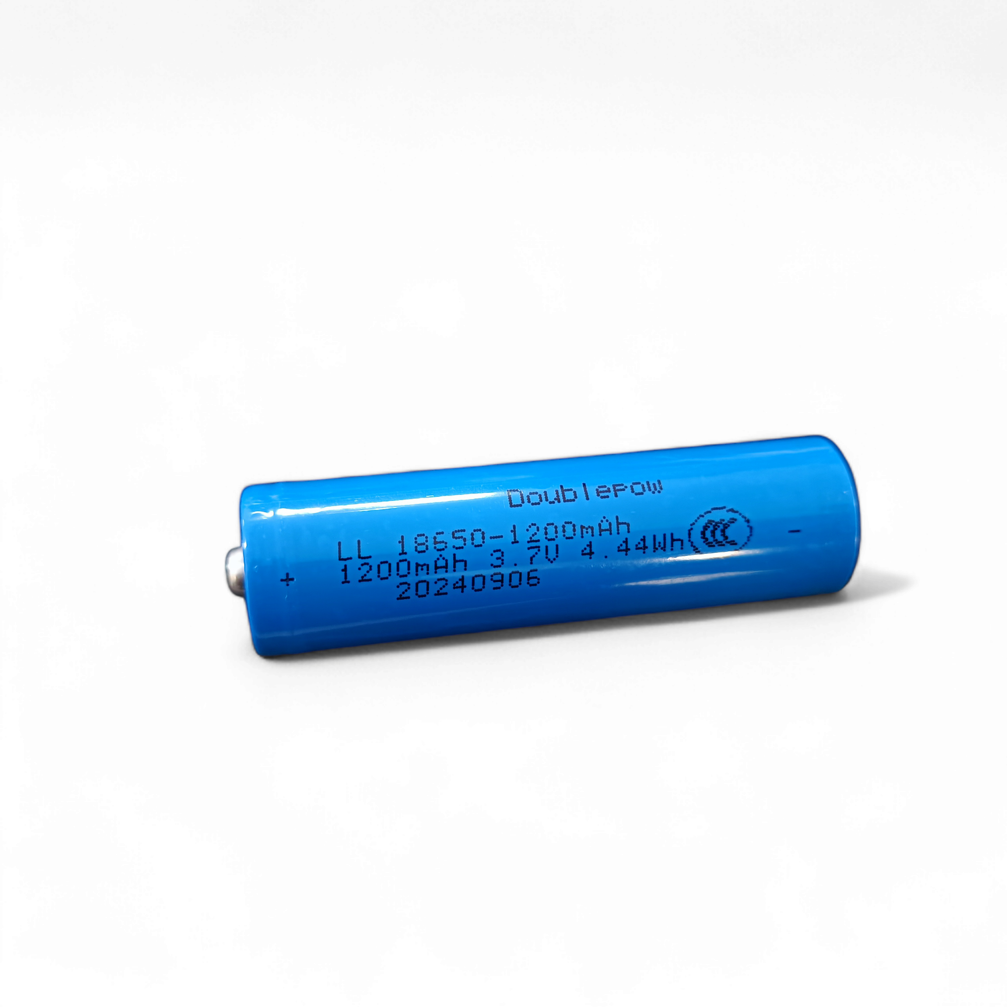 Doublepow Baterai Lithium Tip Head 18650 3.7V 1200mAh 1 PCS