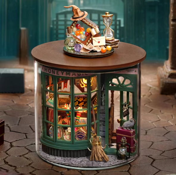 Dream Bottle Series Magic Shop Miniatur 3D Wooden Handmade DIY - B-048
