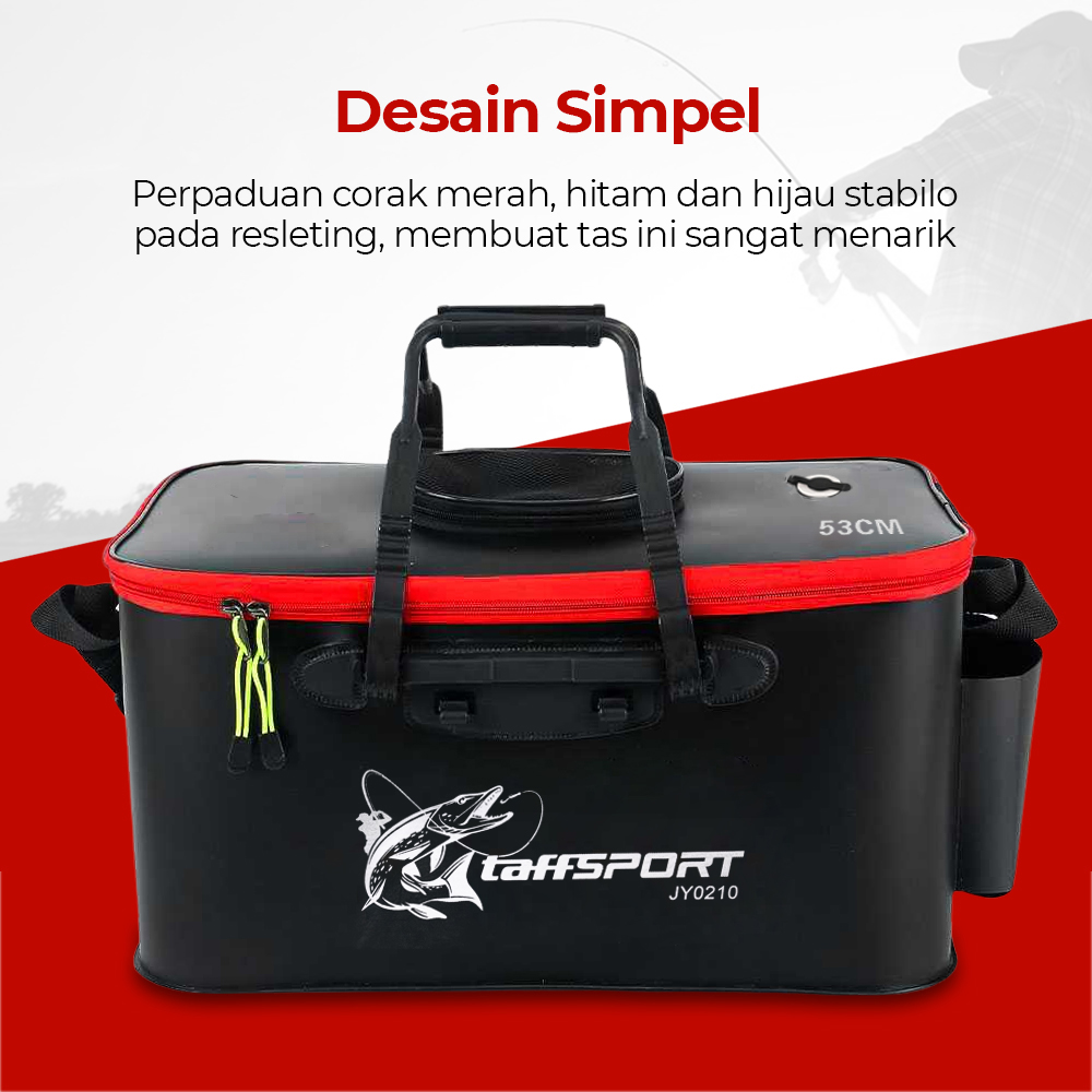 TaffSPORT Tas Perlengkapan Memancing Portable Fishing Bucket 53cm - JY0210