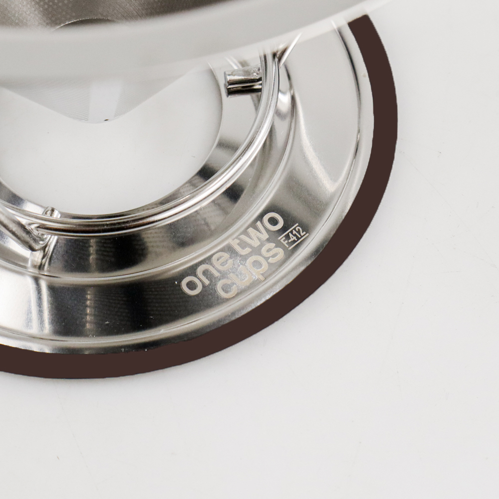 One Two Cups Saringan Kopi Stainless Steel Filter V60 Large - F-412